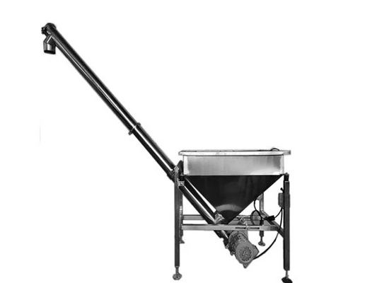 Continuous conveying without jamming, handling both powder and granules effortlessly