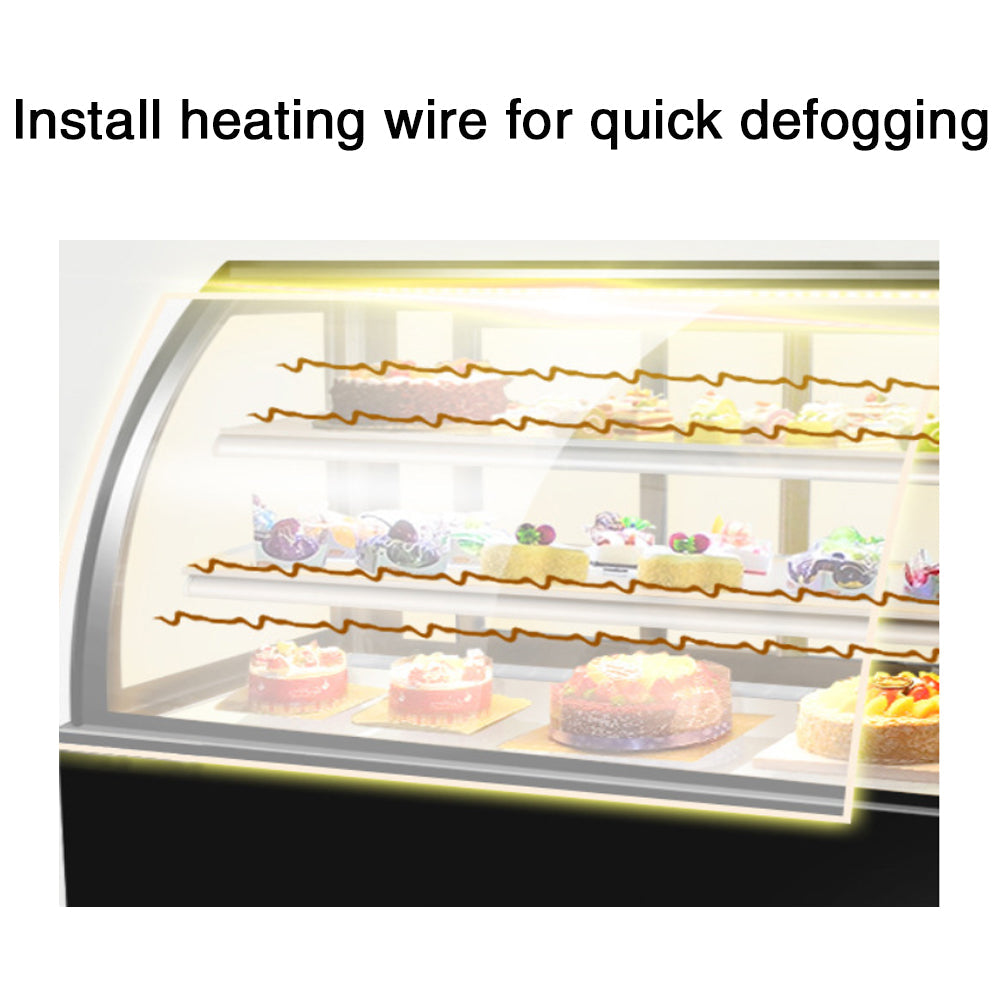 Desktop Bread Display Case for Bakeries: Simple, Elegant, Ideal for Baked Goods Display