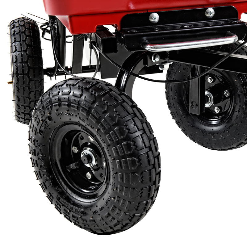 Four-wheeled electric cart 24V 180W lead-acid battery 264 lbs Electric wheelbarrow 75L electric garden cart