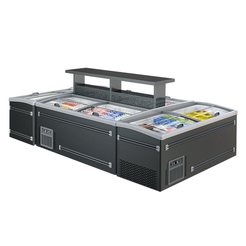 4 In 1 Combine Island Freezer two styles to choose from - CECLE Machine