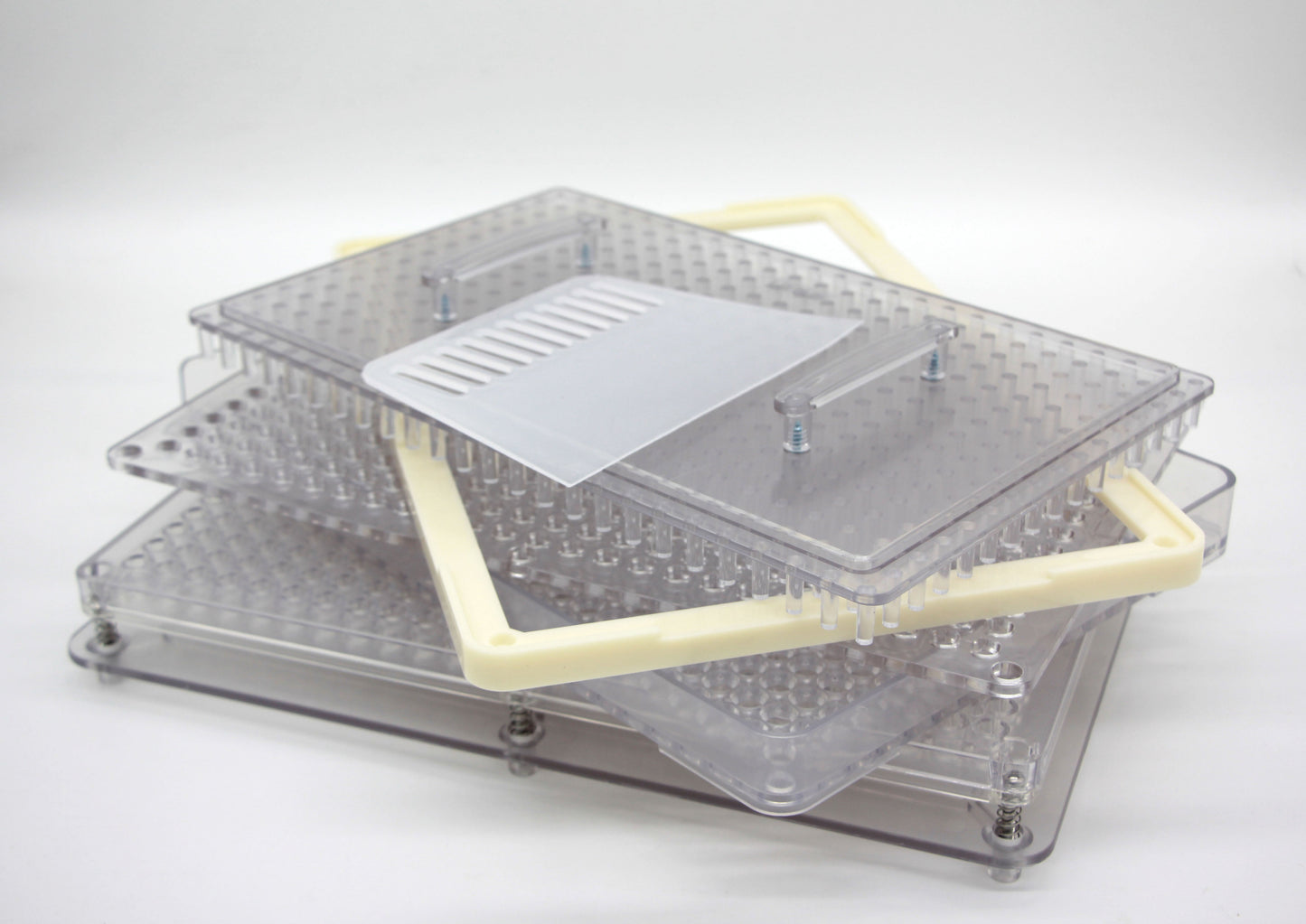 400 Holes Transparent Plastic Capsule Filler Size 00# 0# 1# - CECLE Machine