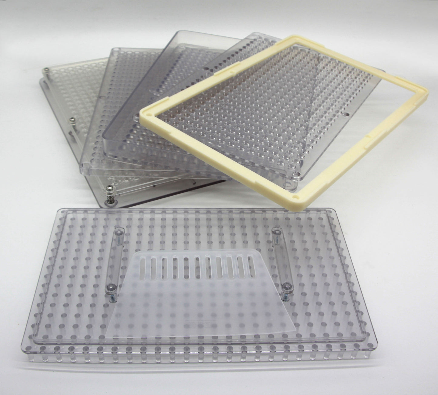 400 Holes Transparent Plastic Capsule Filler Size 00# 0# 1# - CECLE Machine