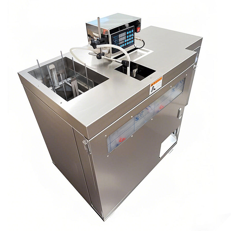 Semi-automatic Stand Up Pouch Filling And Sealing Machine, Liquid Bag Sealing And Packing Machine