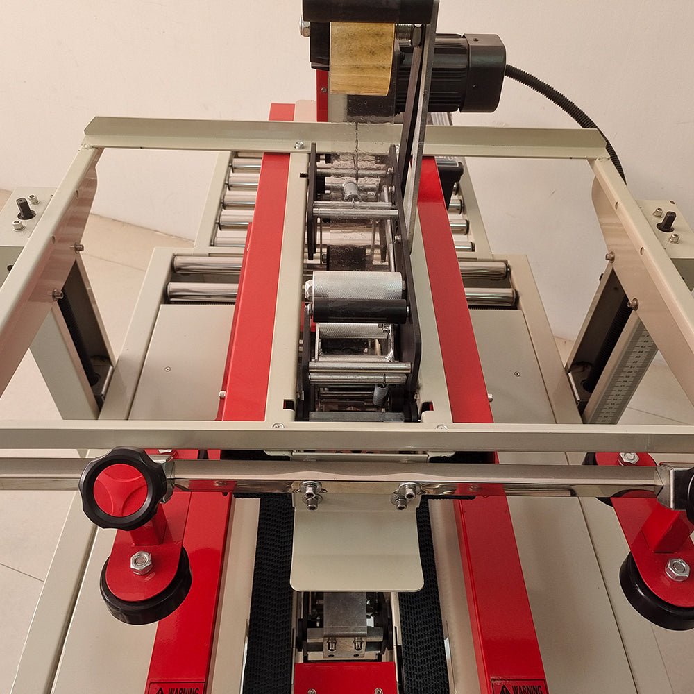 Adjustable Carton Sealing Machine Case Sealer W 7"-19" and H 4"-23" for Large Carton Taping Machine - CECLE Machine