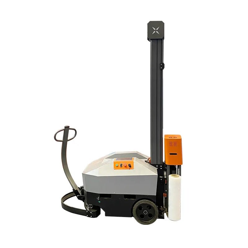 Automatic Pallet Stretch Film Wrapping Machine,Self-Propelled Movable Vertical Stretch Wrapper - CECLE Machine