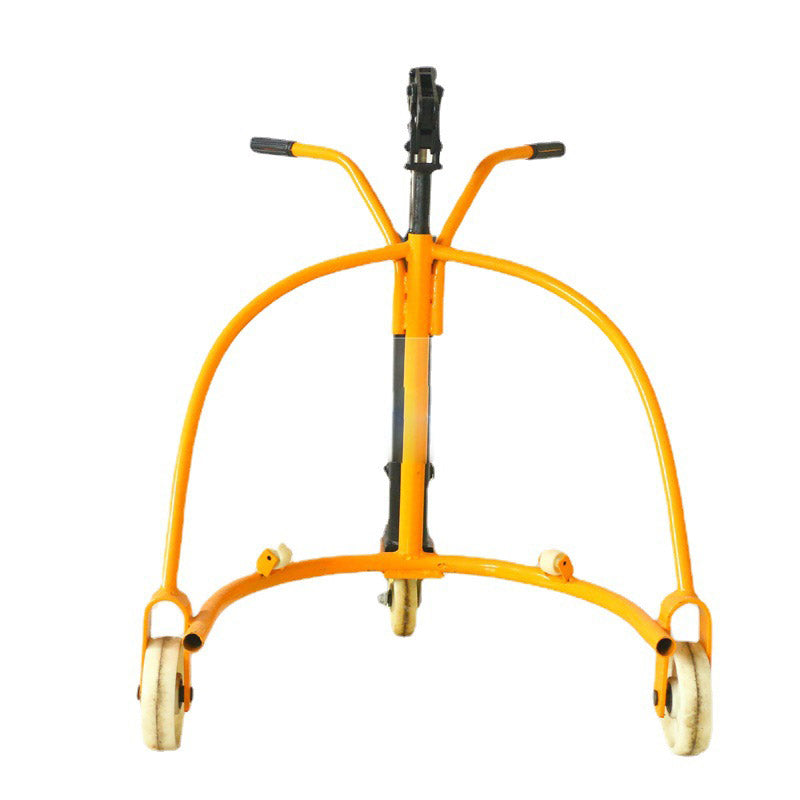 Manual oil drum stacker lifting equipment hydraulic hand lift truck grab oil drum lift