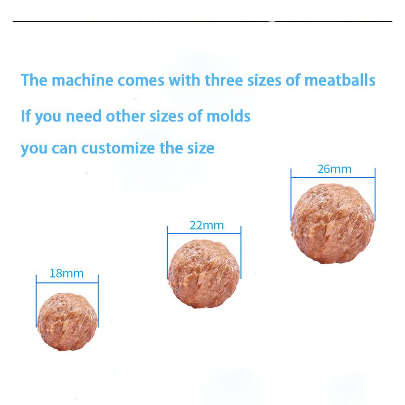Commercial automatic meatball making machine stainless steel one-time forming - CECLE Machine