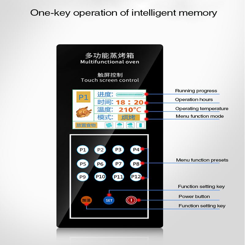 Commercial steam convection oven multi-functional and large-capacity - CECLE Machine