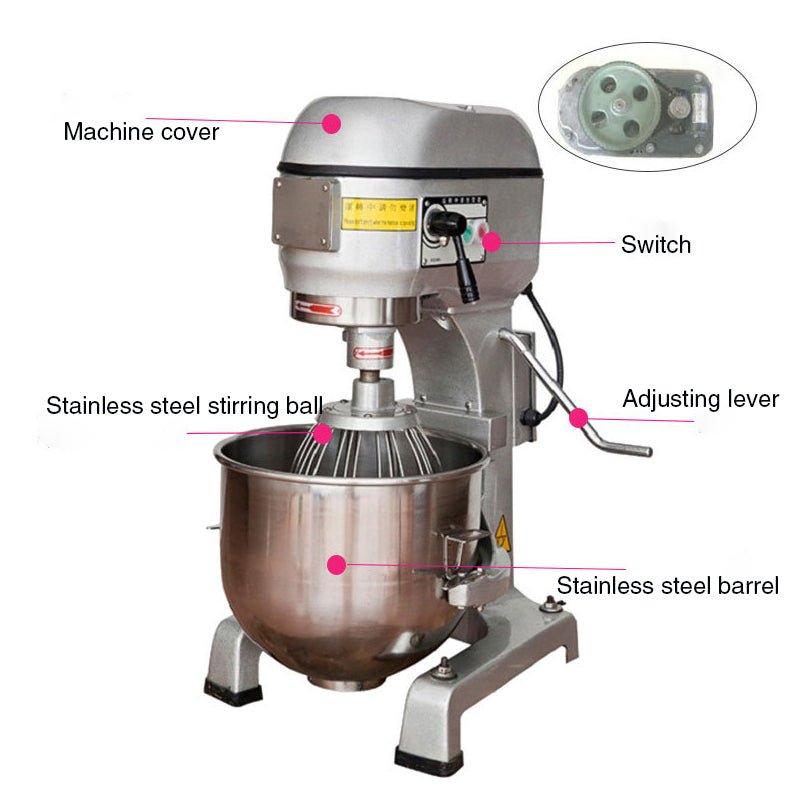 Commercial whisk egg beater mixer kitchen bakery 15/20/30/40 Liter - CECLE Machine