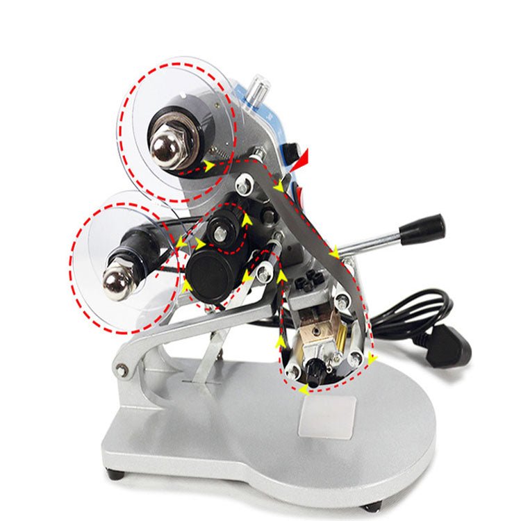 date coding machine DY-8 Color ribbon hot date printing machine,manual date printer coding machine,Typography - CECLE Machine