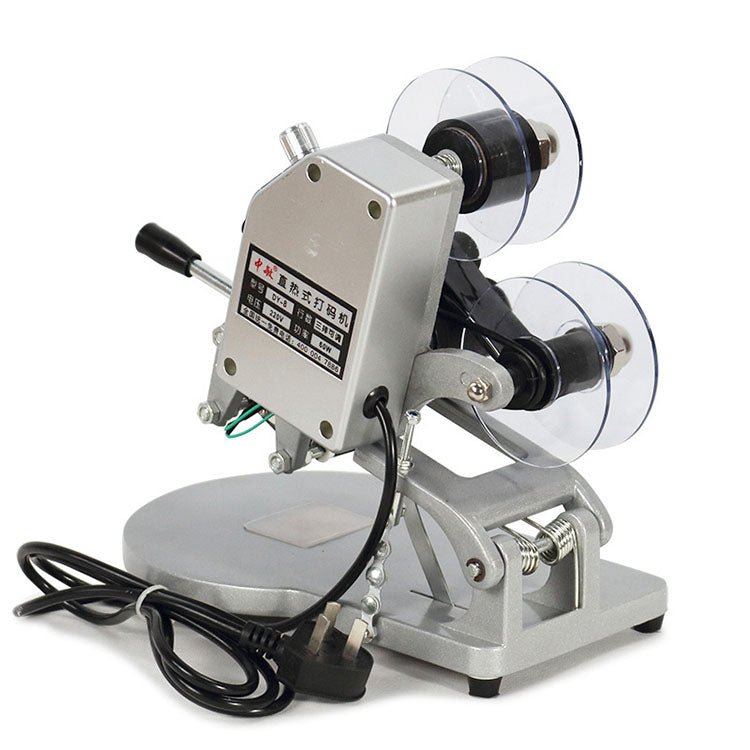 date coding machine DY-8 Color ribbon hot date printing machine,manual date printer coding machine,Typography - CECLE Machine
