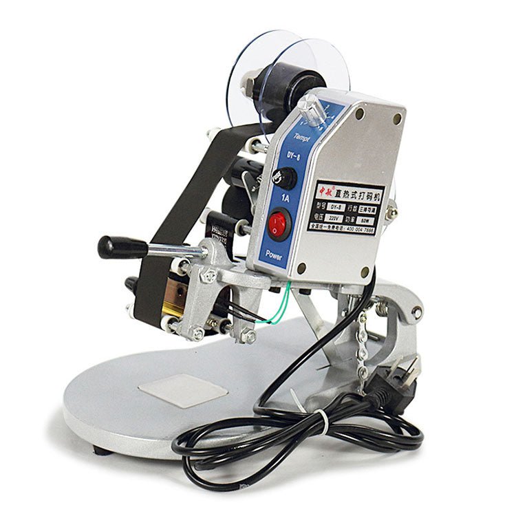 date coding machine DY-8 Color ribbon hot date printing machine,manual date printer coding machine,Typography - CECLE Machine