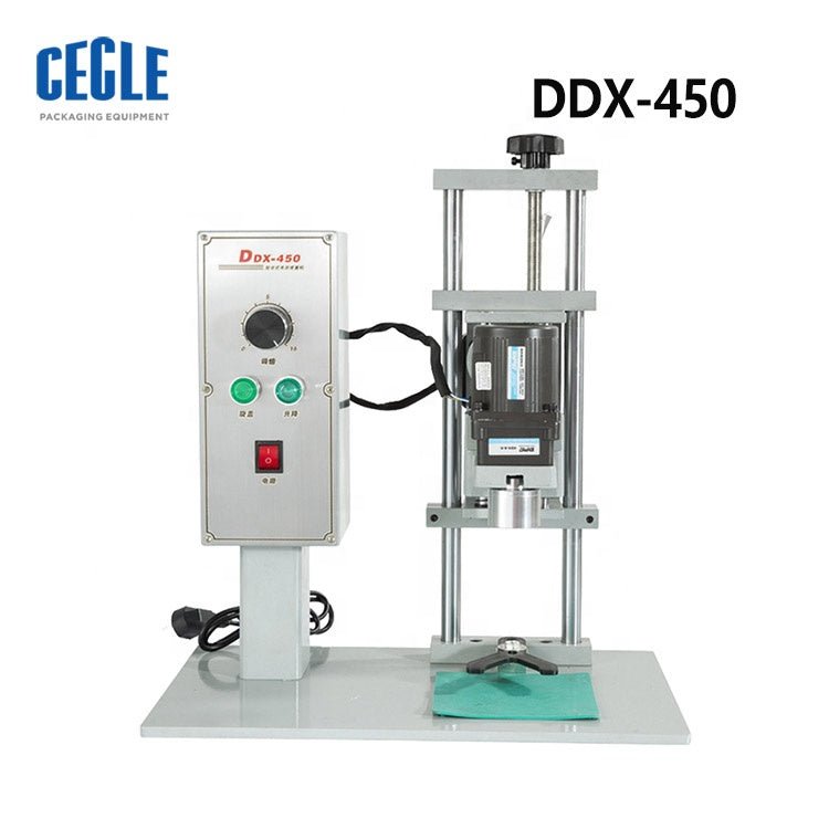 DDX-450 desktop electric capping machine, semi automatic twist off bottle capping machine - CECLE Machine
