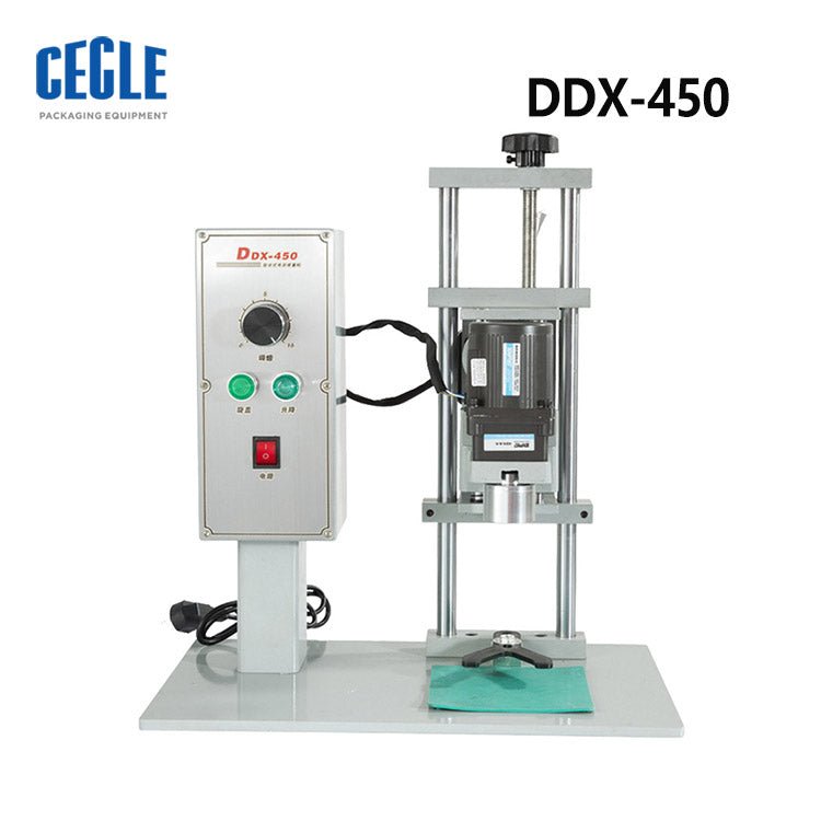 DDX-450 electric desktop capping machine for round caps made of plastic bottle - CECLE Machine