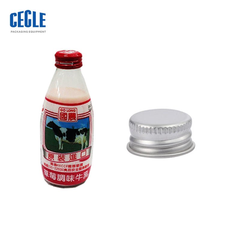 DK-50 Semi automatic Ropp bottle screw capping machine for round metal caps with screw thread - CECLE Machine