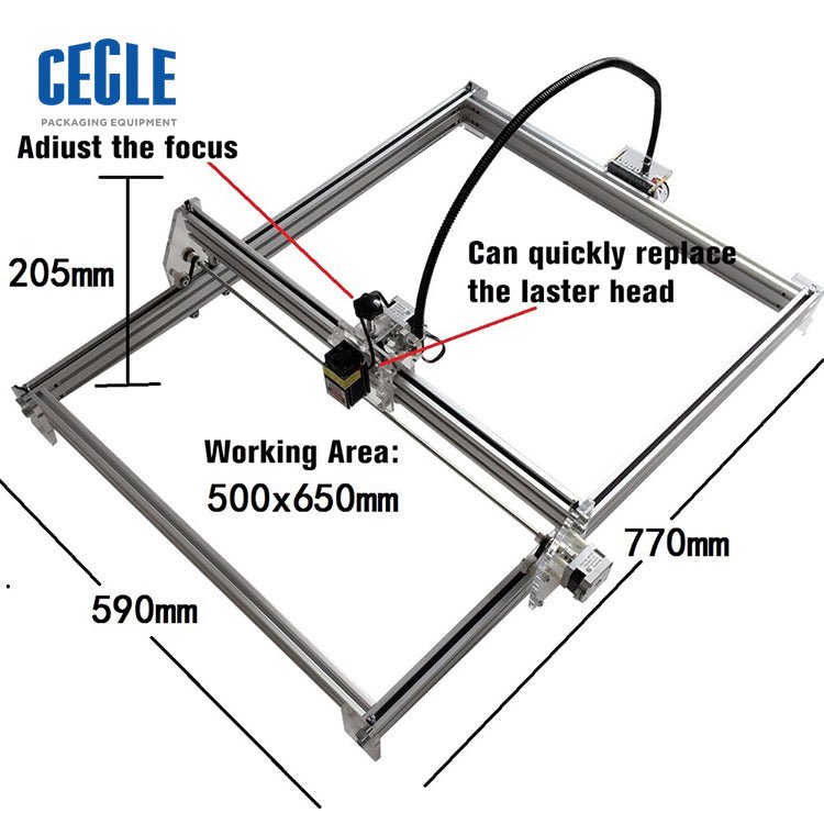 Easy assembly desktop portable high precision cnc laser engraving machine price - CECLE Machine