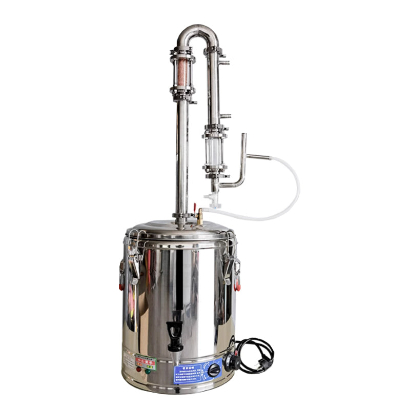 Portable pure copper decomposition for household use distillation with essential oil separator