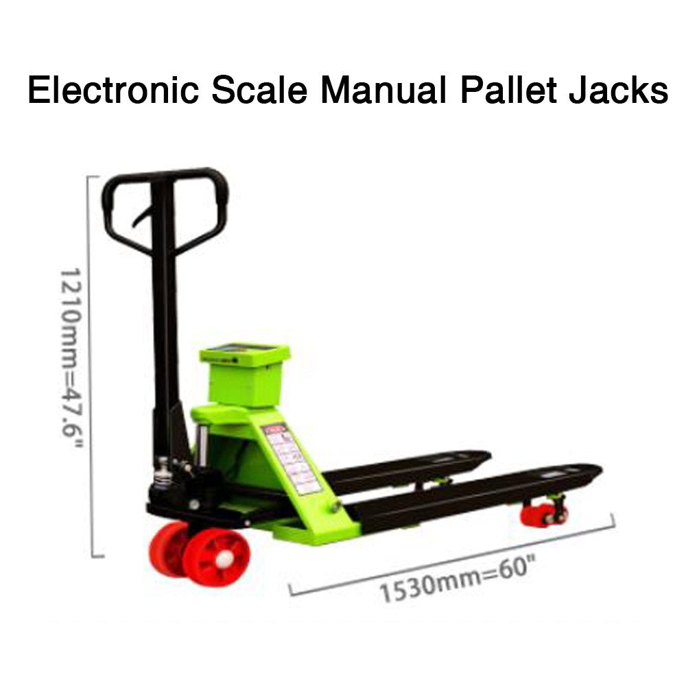 Electronic Scale Manual Pallet Jacks Trolley Hand Pallet Truck - CECLE Machine