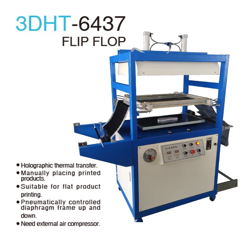 EVA PVC 3D heat transfer machine for slippers, flip flop printing machine, 3D slipper heat transfer machine - CECLE Machine