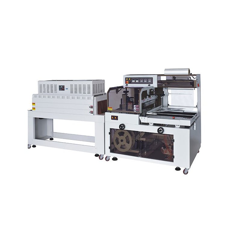 FQS-450+BSE-4522LN Side seal automatic thermal shrink packaging machine, fully automatic rolls shrink wrapping machine