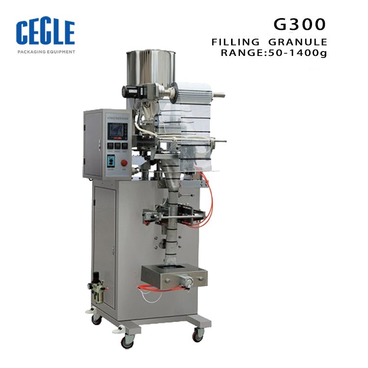 High quality Automatic Crude almonds Nut Granule sachet granule Packing Machine, VFFS pouch packaging machine - CECLE Machine