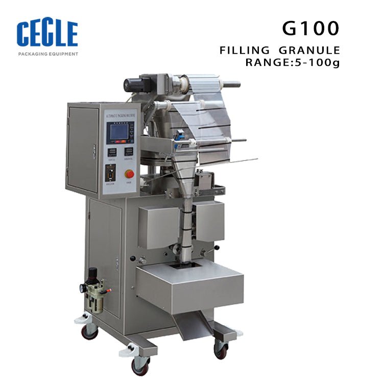 High quality Automatic Crude almonds Nut Granule sachet granule Packing Machine, VFFS pouch packaging machine - CECLE Machine