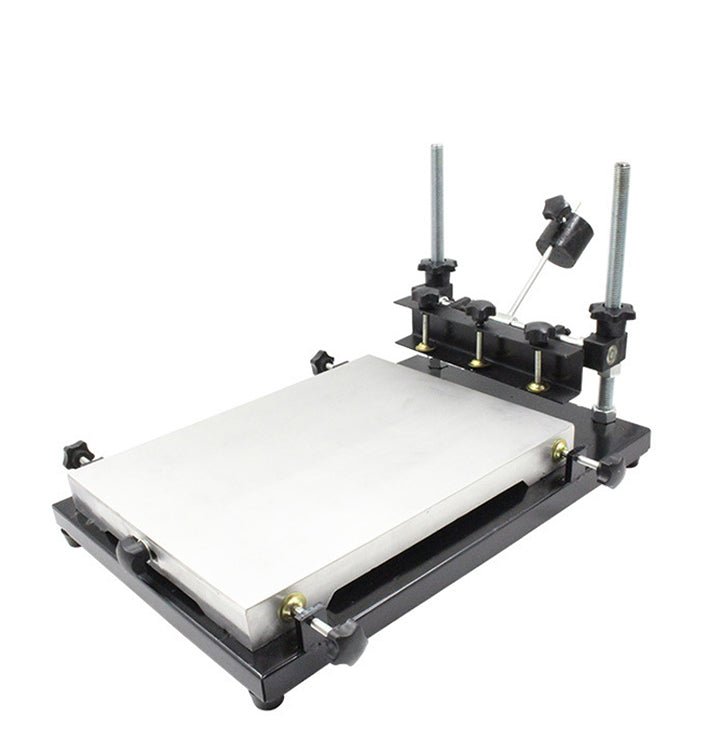 Manual Screen Printing Table Small Manual Silk Screen Printer Tempered Glass Flat Screen Printing Machine - CECLE Machine