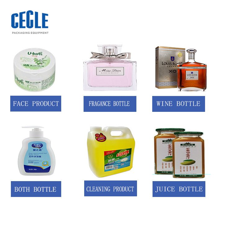 Semi-auto flat rolling bottle labeling machine , PET square bottle label applicator - CECLE Machine