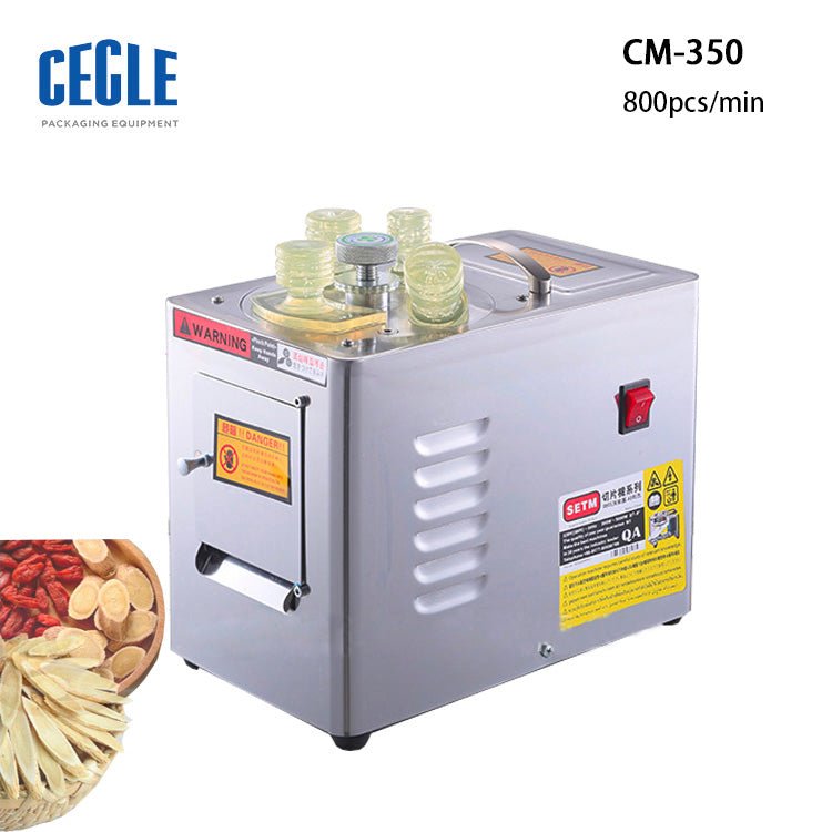 Semi- Automatic Chinese Herbal Medicine Slicer Machine Functional Cutter Cutting Machine - CECLE Machine