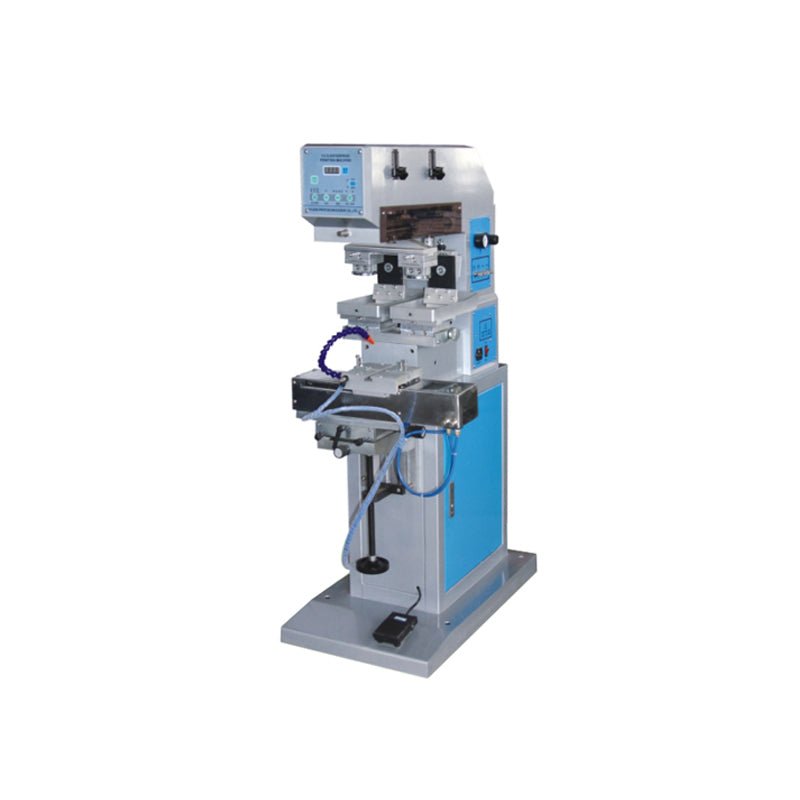 Semi-automatic Pad Printing Machine Double Color Left And Right Shuttle For bottle,Toy, Tableware And Cosmetic
