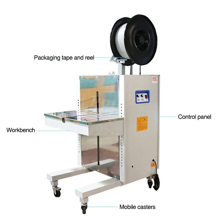 Semi-automatic Side Belt Packer PP Belt Strapping Machine,Box Strapping Machine Banding Machine - CECLE Machine