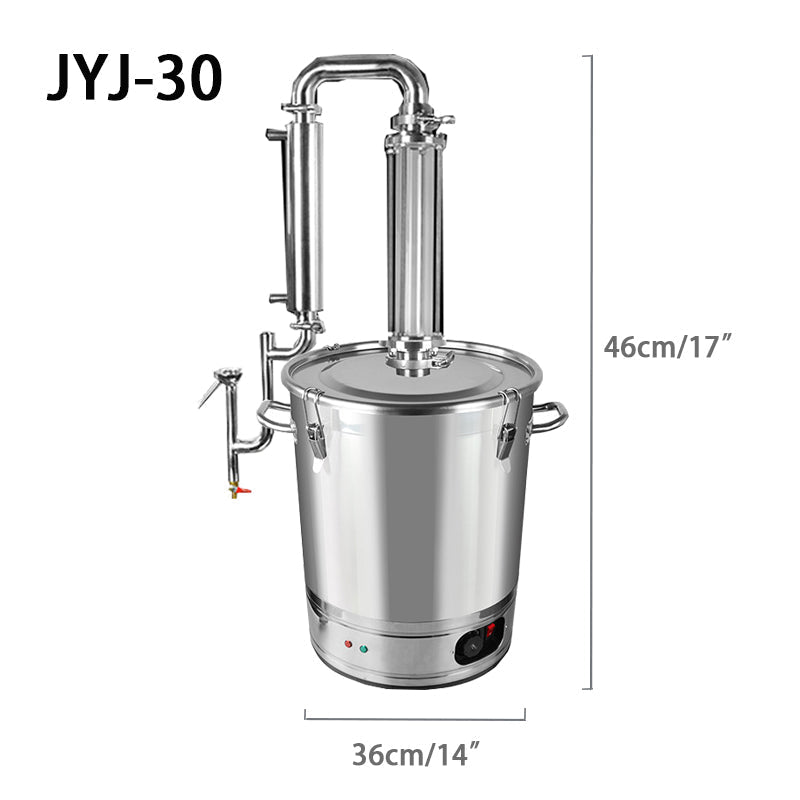 Stainless steel lavender lemongrass distillation brandy wine making device without essential oil separatoristillation essential oil machine - CECLE Machine
