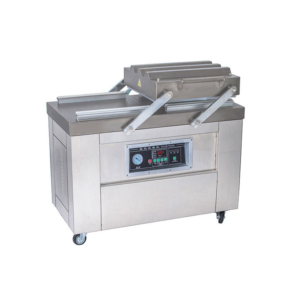 Two-Chamber Vacuum Packaging Machine DZ500/2C with 19-3/4" Seal Bar - CECLE Machine