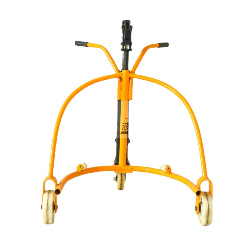 Manual oil drum stacker lifting equipment hydraulic hand lift truck grab oil drum lift
