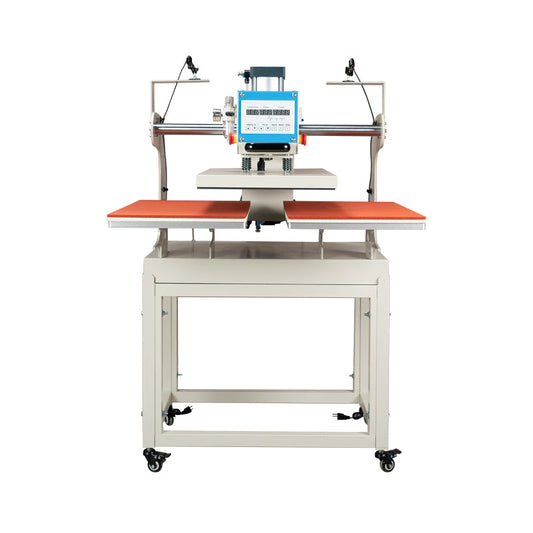 16″x24″ Pneumatic Up Sliding Dual Platen Heat Press Machine with Infrared Positioning