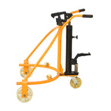Manual oil drum stacker lifting equipment hydraulic hand lift truck grab oil drum lift
