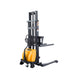 Semi Electric Straddle Stacker with Adj Forks and Legs