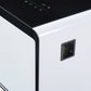 Modern Smart Coffee Table with Built-in Fridge, Bluetooth Speaker, Wireless Charging Module, Touch Control Panel, Power Socket, USB Interface, Outlet Protection, Atmosphere light, White 