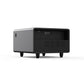 Modern Smart Side Table with Built-in Fridge, Wireless Charging, Temperature Control, Power Socket, USB Ports, Outlet Protection, Induction Light, Black 