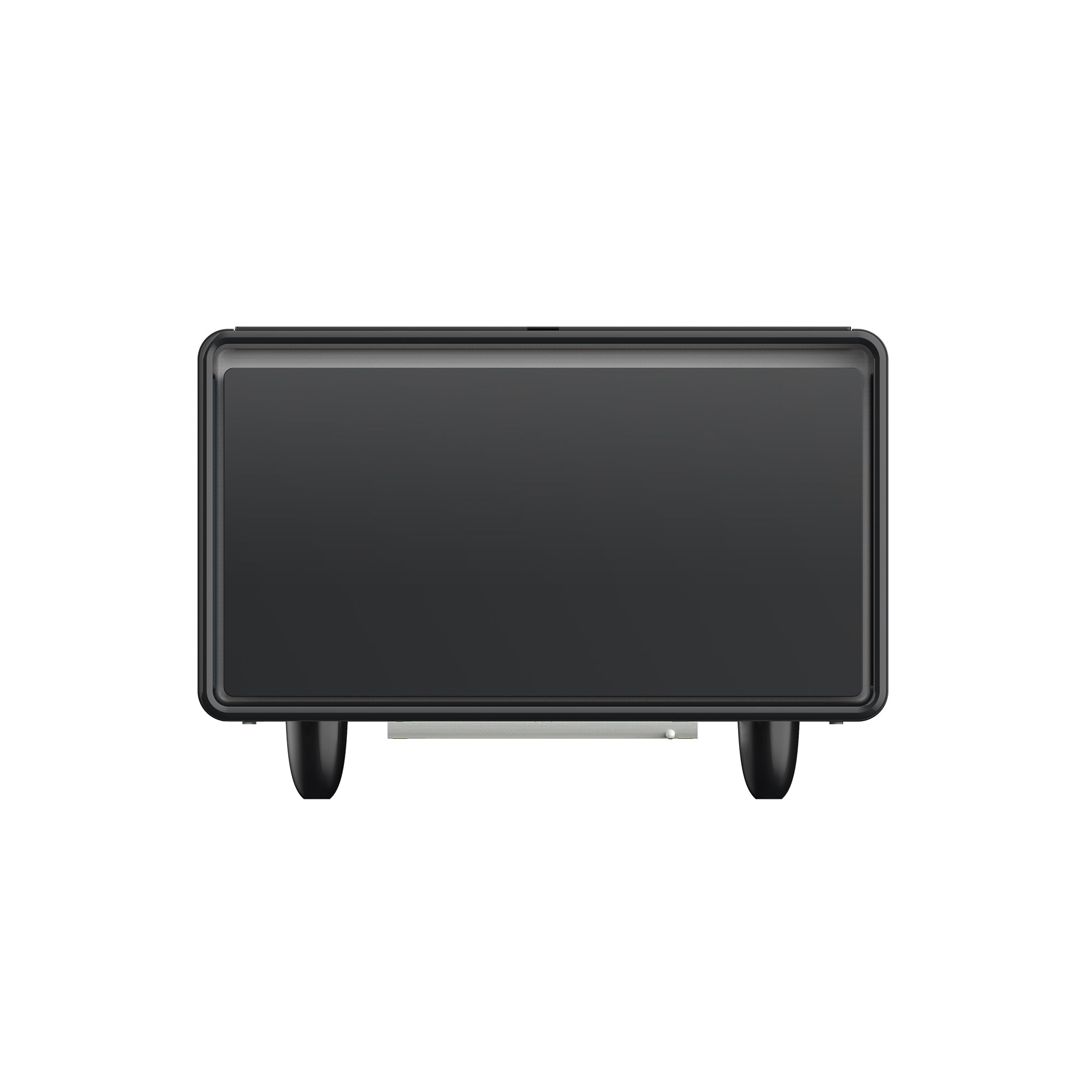Modern Smart Side Table with Built-in Fridge, Wireless Charging, Temperature Control, Power Socket, USB Ports, Outlet Protection, Induction Light, Black 