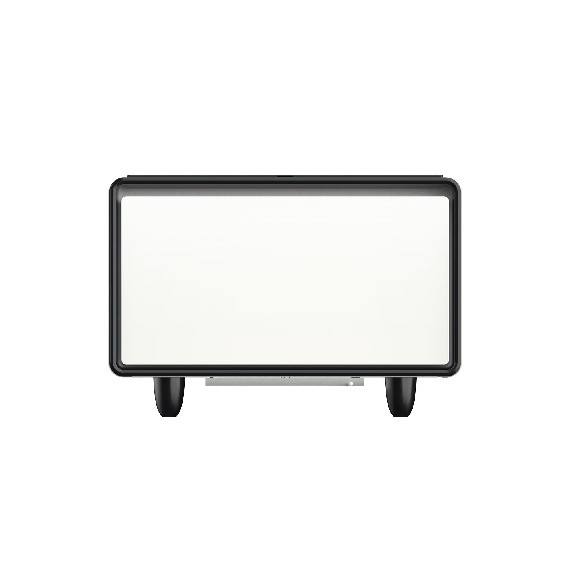Modern Smart Side Table with Built-in Fridge, Wireless Charging, Temperature Control, Power Socket, USB Ports, Outlet Protection, Induction Light, White 