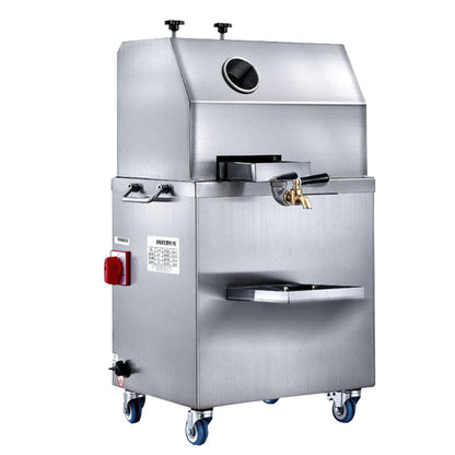 Commercial sugarcane juice extractor is convenient to carry and can be used for setting up stalls 