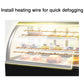 Desktop Bread Display Case for Bakeries: Simple, Elegant, Ideal for Baked Goods Display