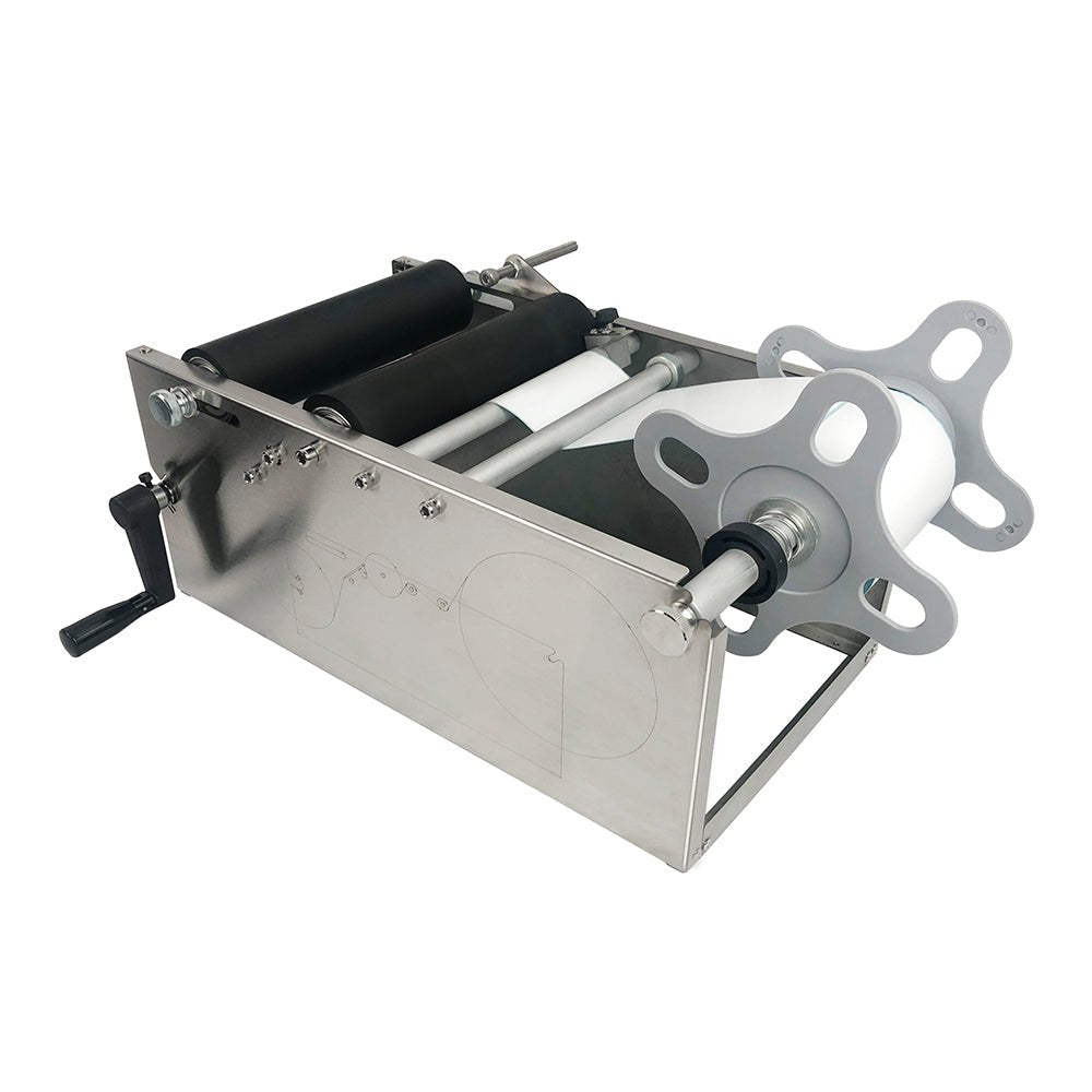 30pcs/min Manual Labeling Machine Round Bottle Labeler, Bottle Labeling Machine - CECLE Machine
