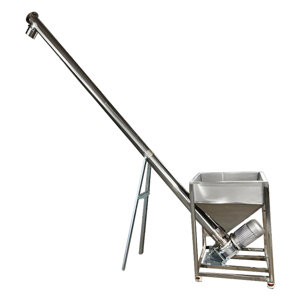 Powder Spiral Inclined Screw Conveyor Auger Feeder Elevator Hopper