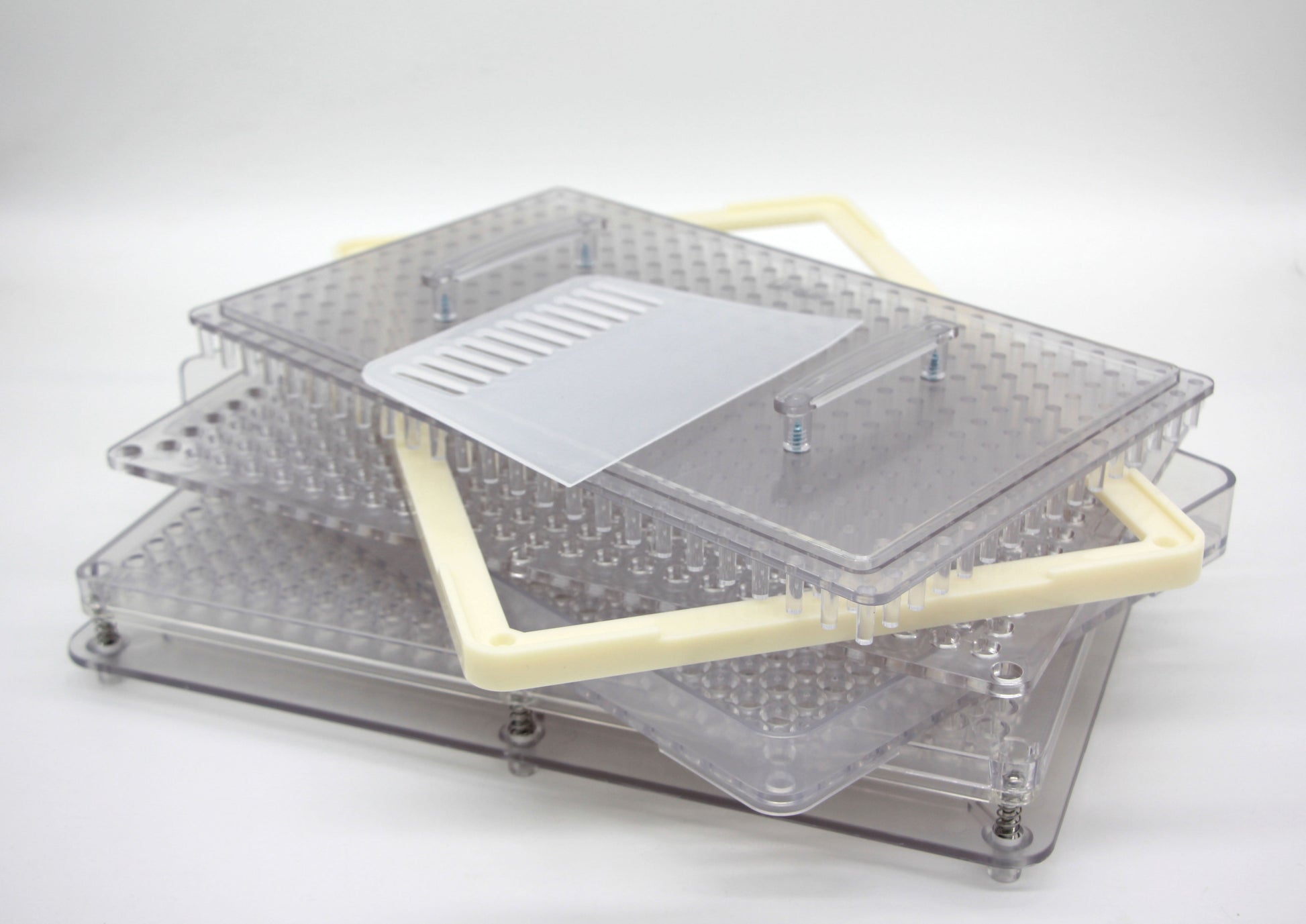 400 Holes Transparent Plastic Capsule Filler Size 00# 0# 1# - CECLE Machine