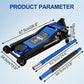 3Ton/6600lbs Low Profile Floor Jack,Lifting Range 75mm/2.95"-500mm/19.69"