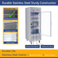 Commercial Refrigerator Single Glass Door Stainless Steel 27"W 18.68 Cu.ft. Reach-in Merchandising Refrigerator