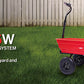 Four-wheeled electric cart 24V 180W lead-acid battery 264 lbs Electric wheelbarrow  75L electric garden cart
