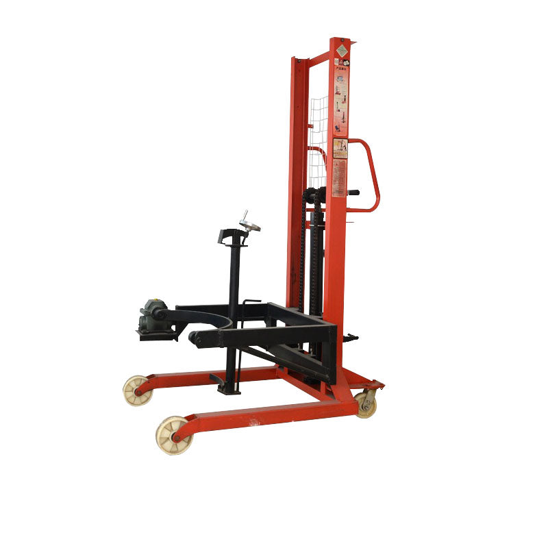 350KG Capacity Manual Hydraulic Oil Drum Lift Stacker